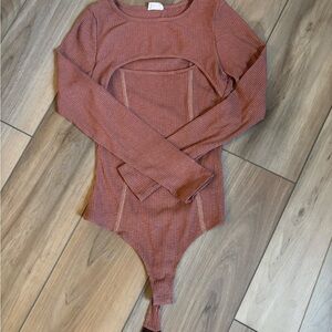 Le Lis Ribbed Bodysuit